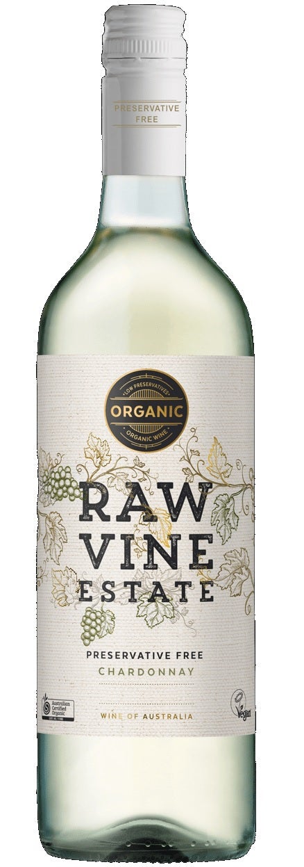 Raw Vine Estate Organic Preservative Free Chardonnay 2021 Wine